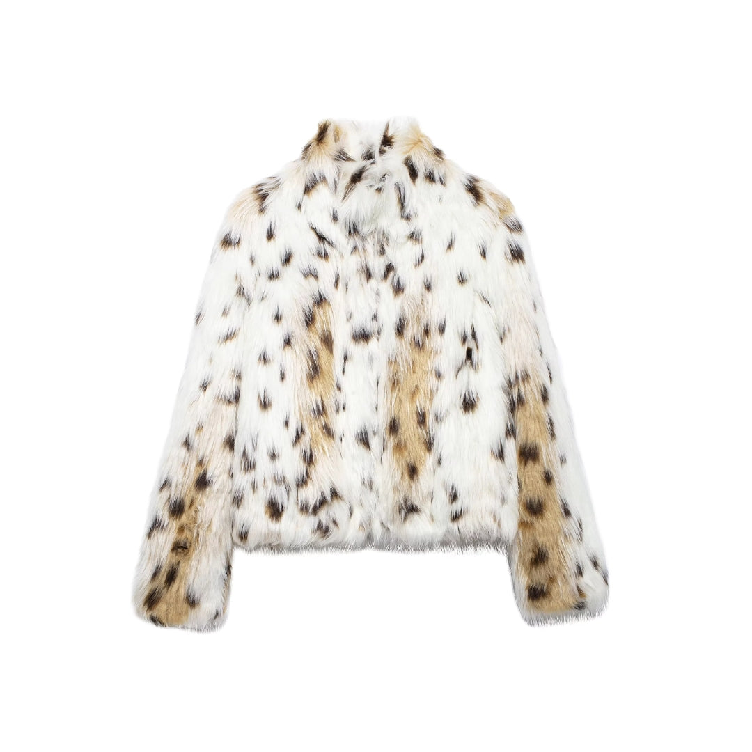 SERENZA™ |VESTE POLAIRE LÉOPARD