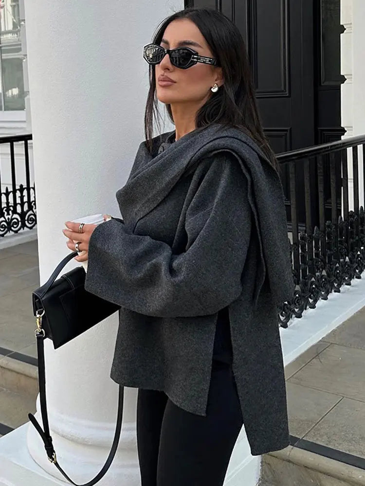 Alice™ | Manteau écharpe élégant