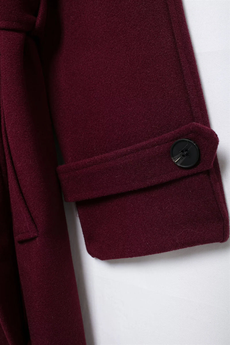 Romee™ | mante bordeaux élégant