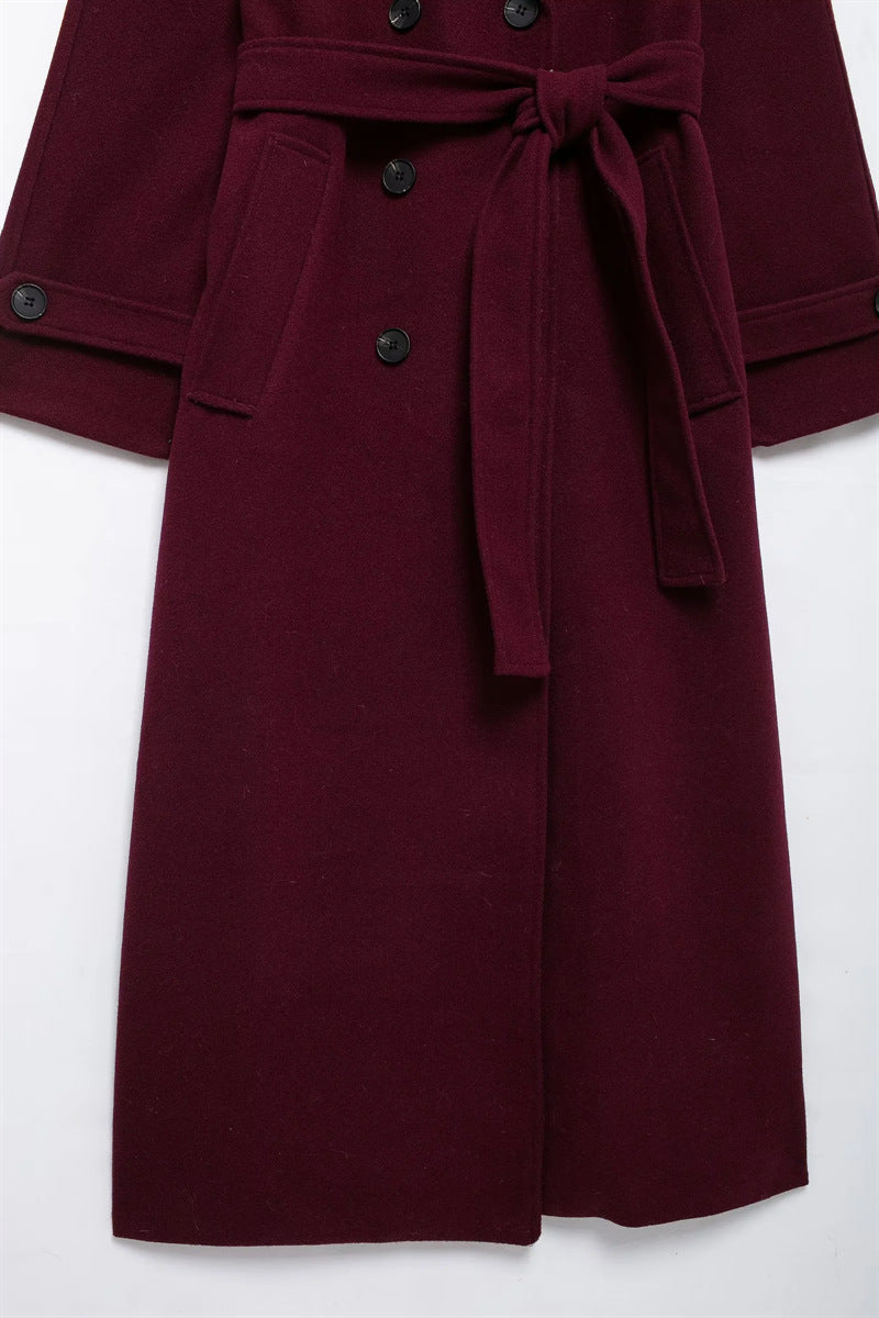 Romee™ | mante bordeaux élégant