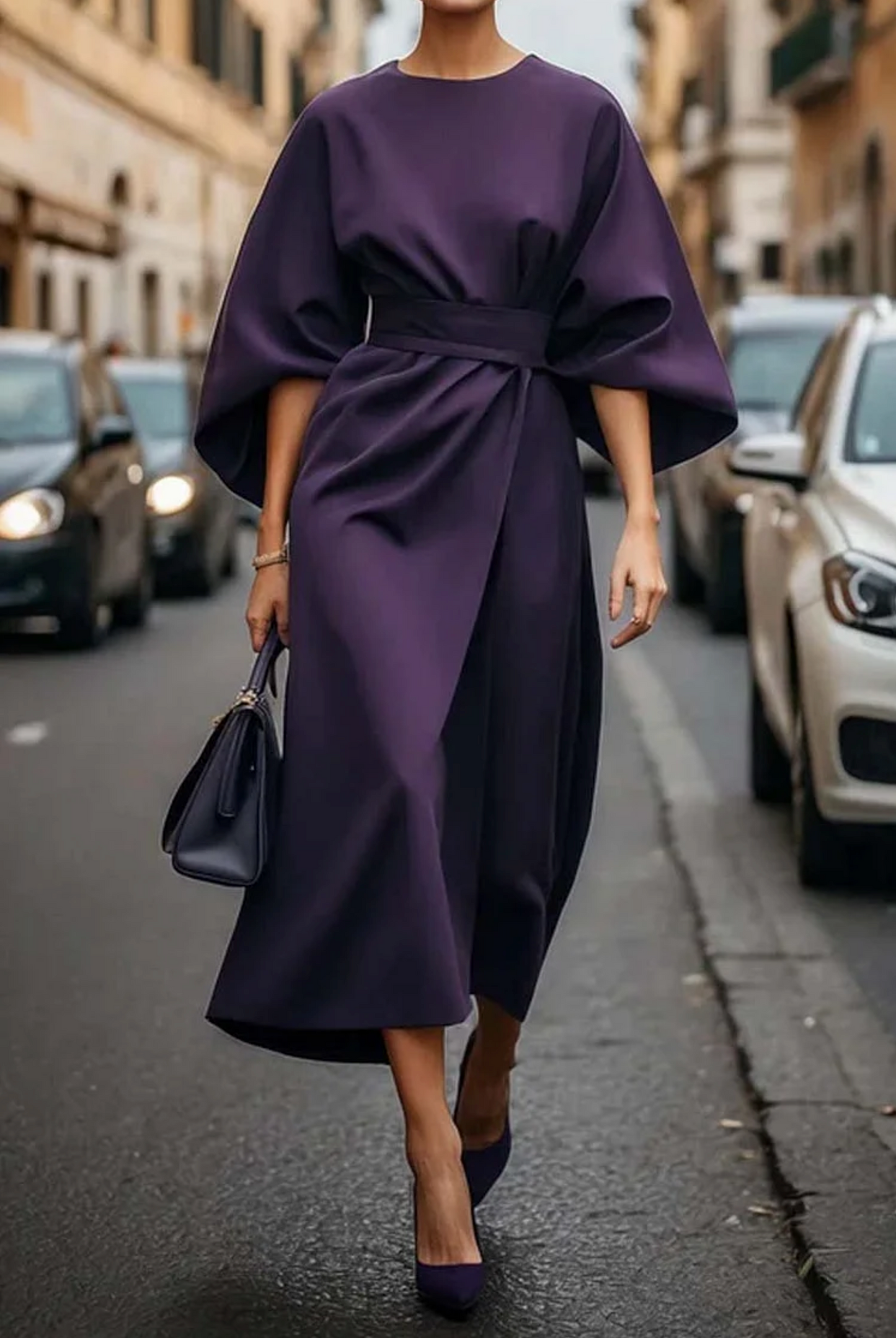 Salomé™ | Robe à manches lanternes