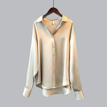 Irene™ | Chemisier de classe en satin de haute qualité