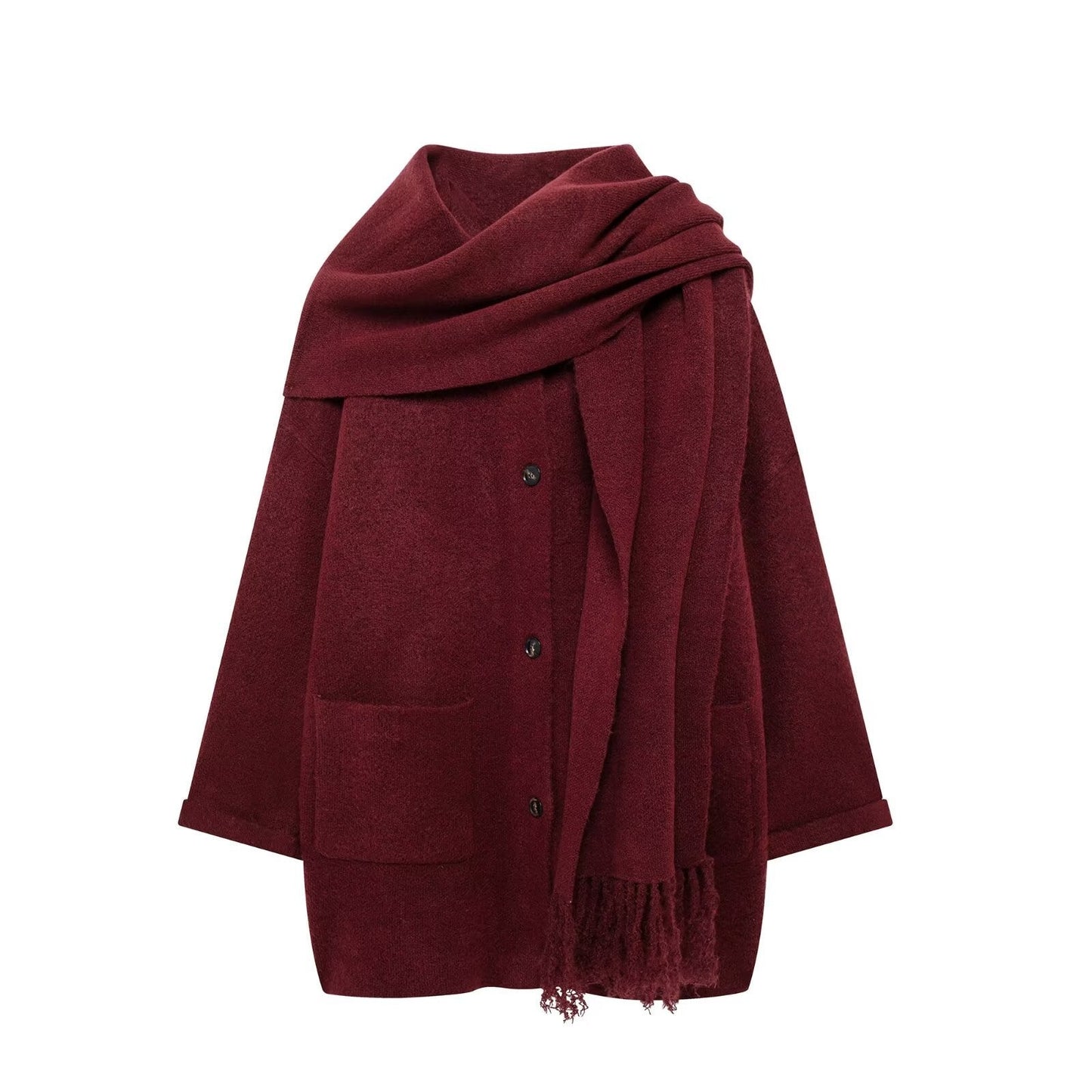 Noémie™| Cardigan écharpe