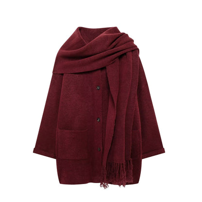Noémie™| Cardigan écharpe
