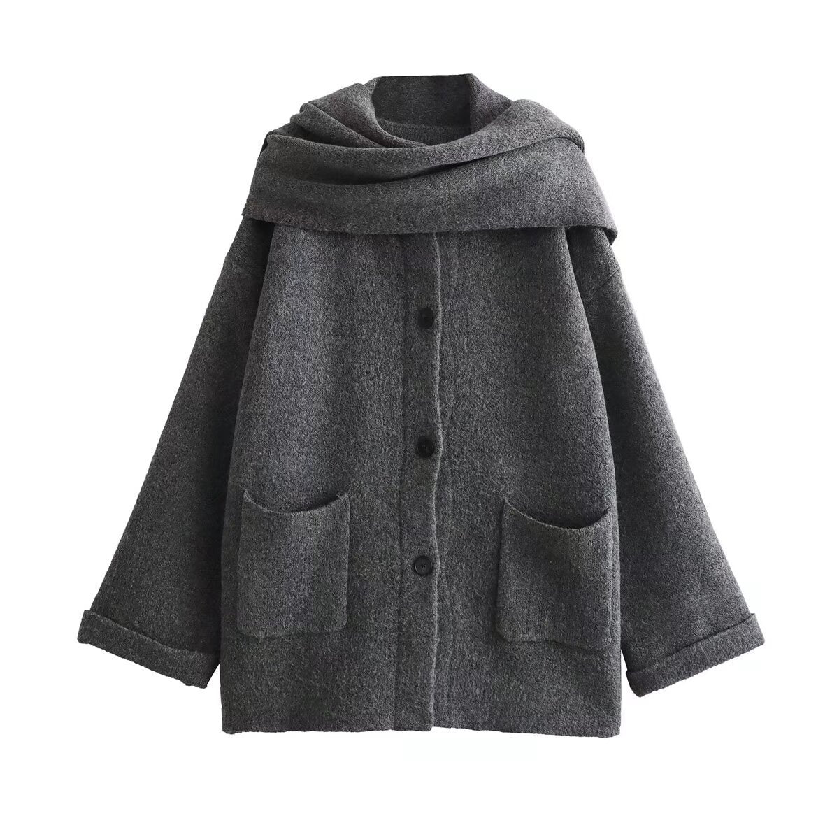Noémie™| Cardigan écharpe