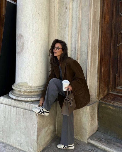 Léa™ | Veste en daim