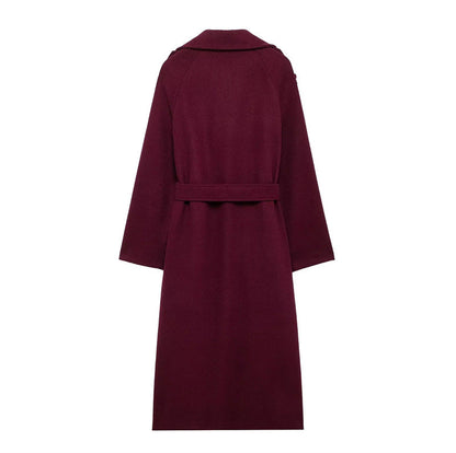 Romee™ | mante bordeaux élégant