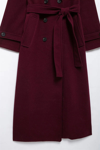 Romee™ | mante bordeaux élégant