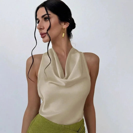 Pauline™ | Blouse en satin pour femme