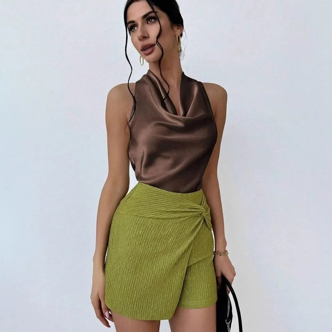 Pauline™ | Blouse en satin pour femme