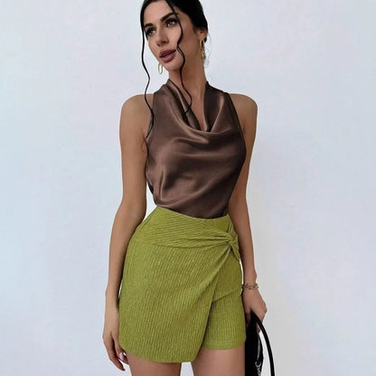 Pauline™ | Blouse en satin pour femme