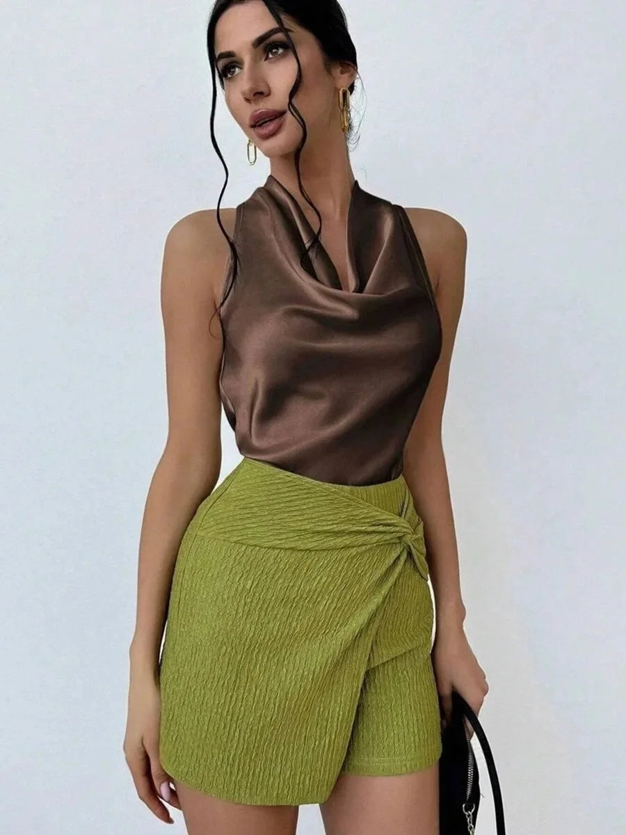 Pauline™ | Blouse en satin pour femme
