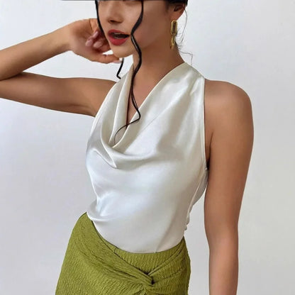 Pauline™ | Blouse en satin pour femme