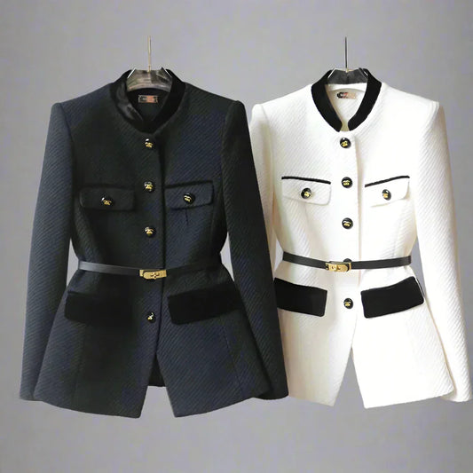 Sansali™ | Veste de bureau ceinturée de luxe