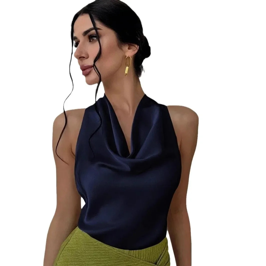 Pauline™ | Blouse en satin pour femme
