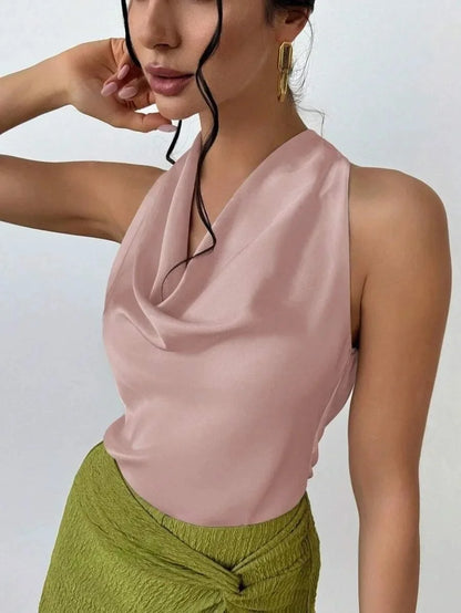 Pauline™ | Blouse en satin pour femme