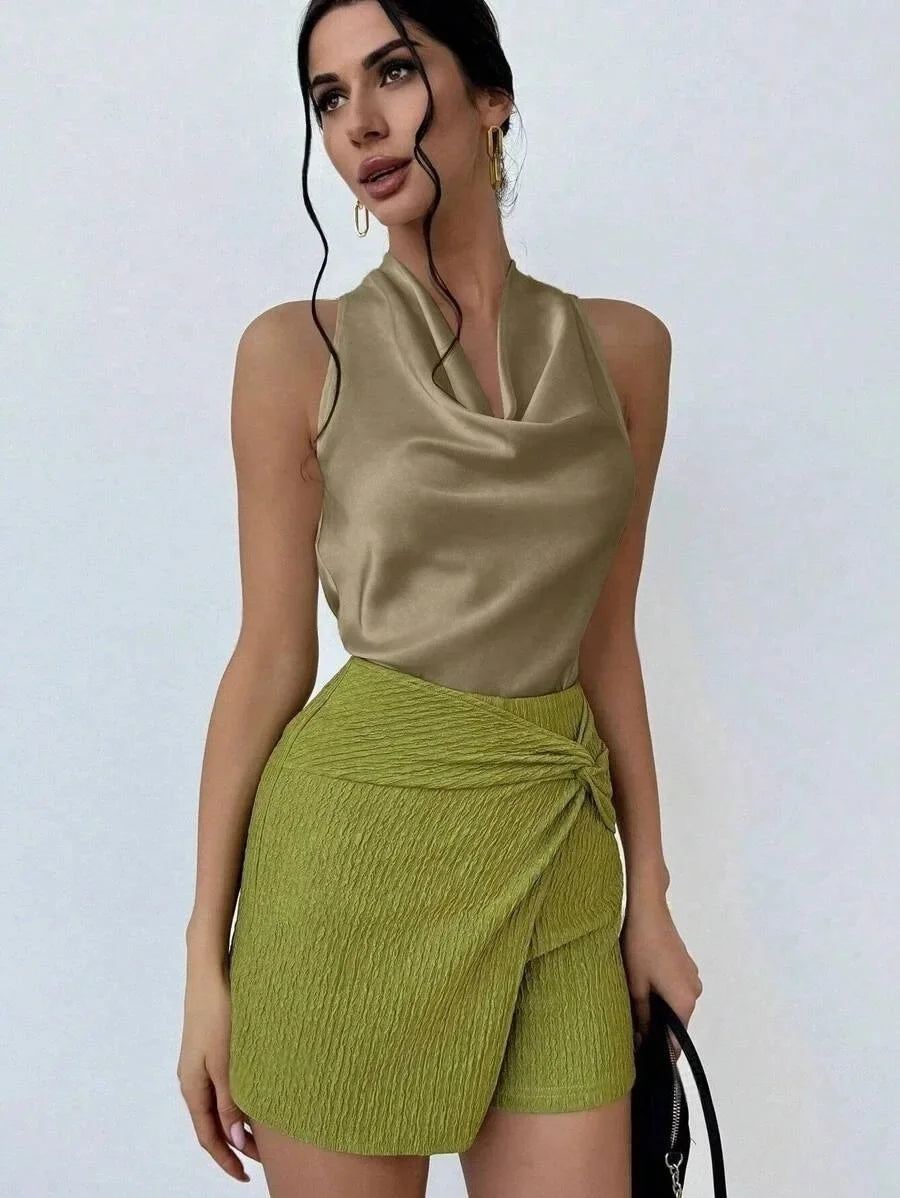 Pauline™ | Blouse en satin pour femme