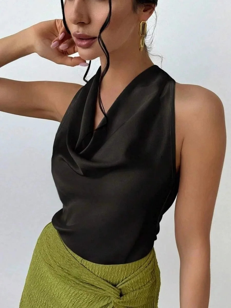 Pauline™ | Blouse en satin pour femme